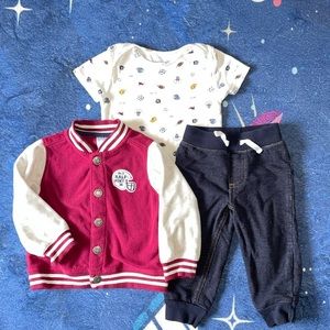 3 piece sporty outfit